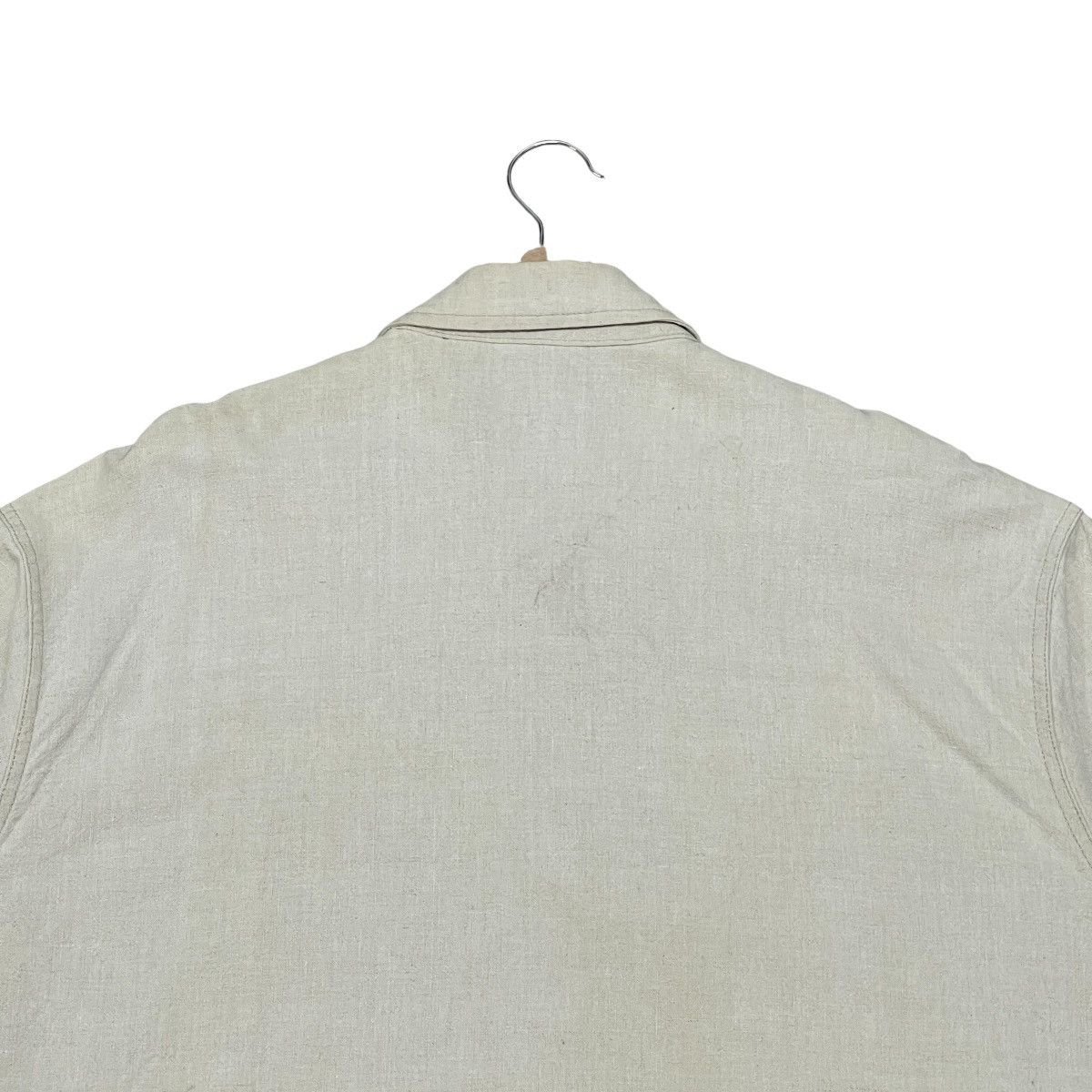 Nigel Cabourn Vintage Nigel Cabourn 80’s Linen Cotton Work Chore Jacket Size US XXL / EU 58 / 5 - 18 Thumbnail
