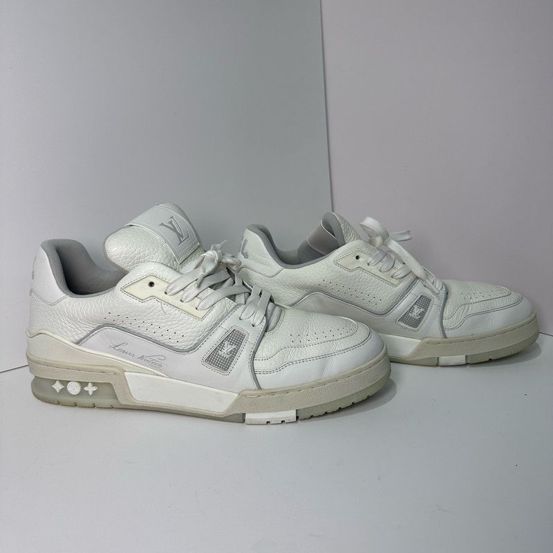 Louis Vuitton Louis Vuitton White Low-Top Fashion Sneakers -2508 Size US 9.5 / EU 42-43 - 9 Thumbnail