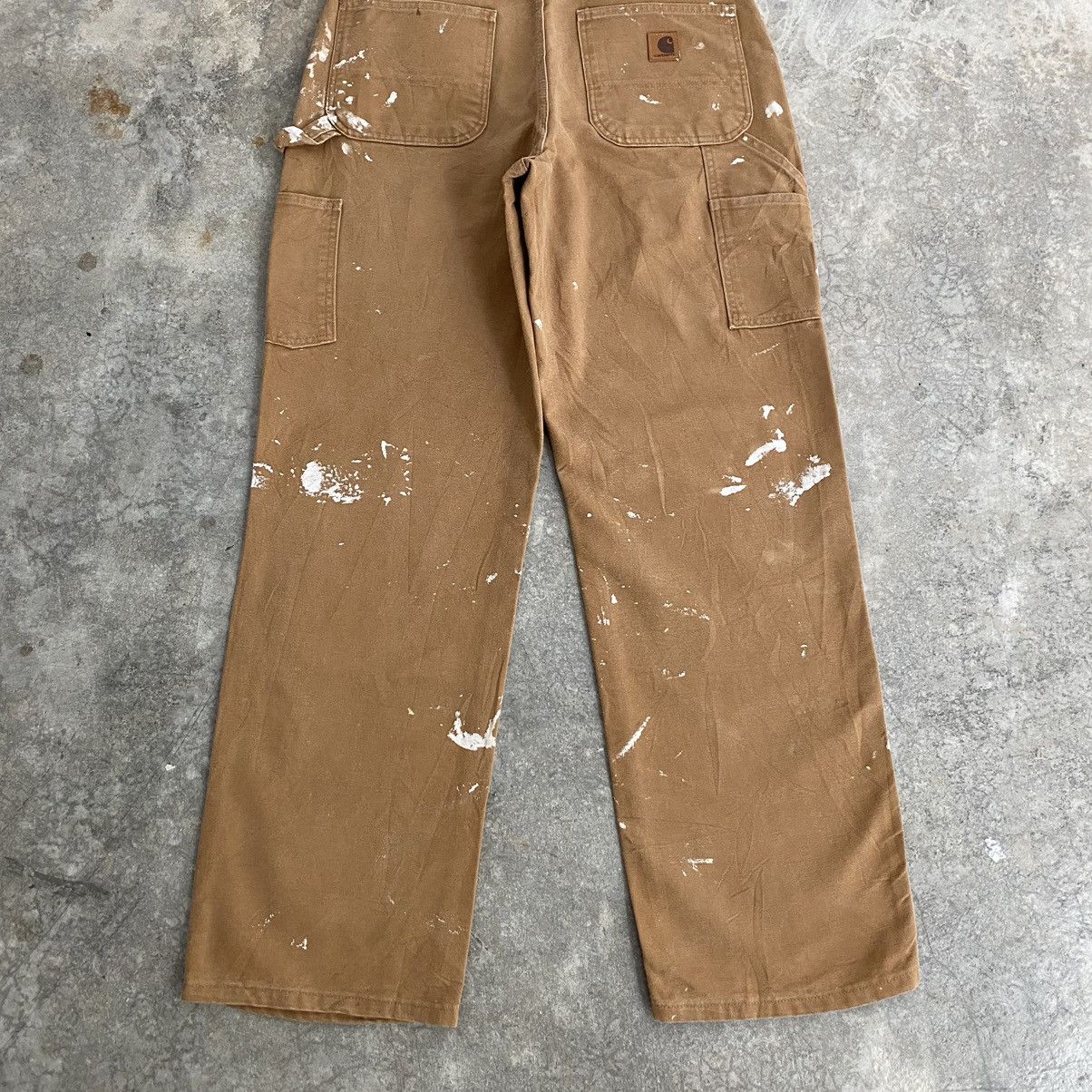 Carhartt Vintage Carhartt Faded Tan Splatter Painter Pants Size US 32 / EU 48 - 17 Thumbnail