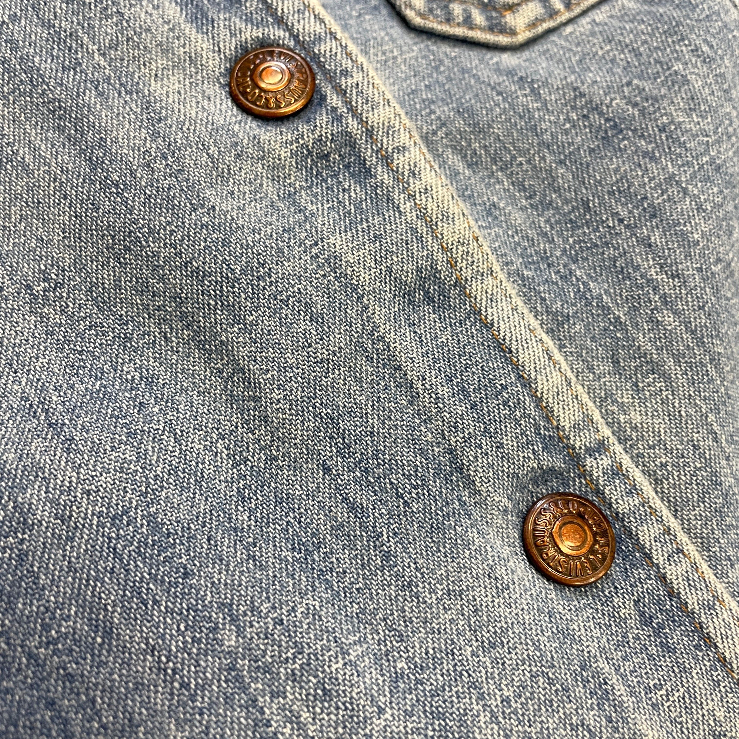 Levi's Amazing Rare 70s Levi's Orange Tab Vintage Denim Jacket With Elasticated Waist Size S Size S / US 4 / IT 40 - 6 Thumbnail