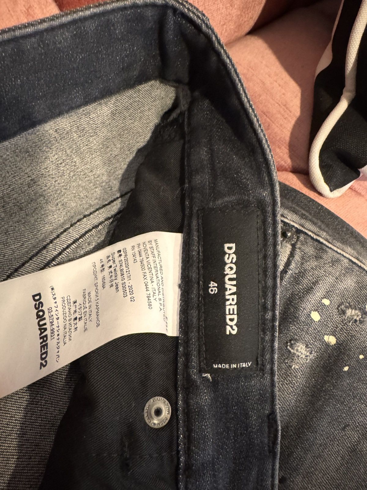 Dsquared2 dsquared2 black ripped slim jeans Size US 30 / EU 46 - 3 Thumbnail