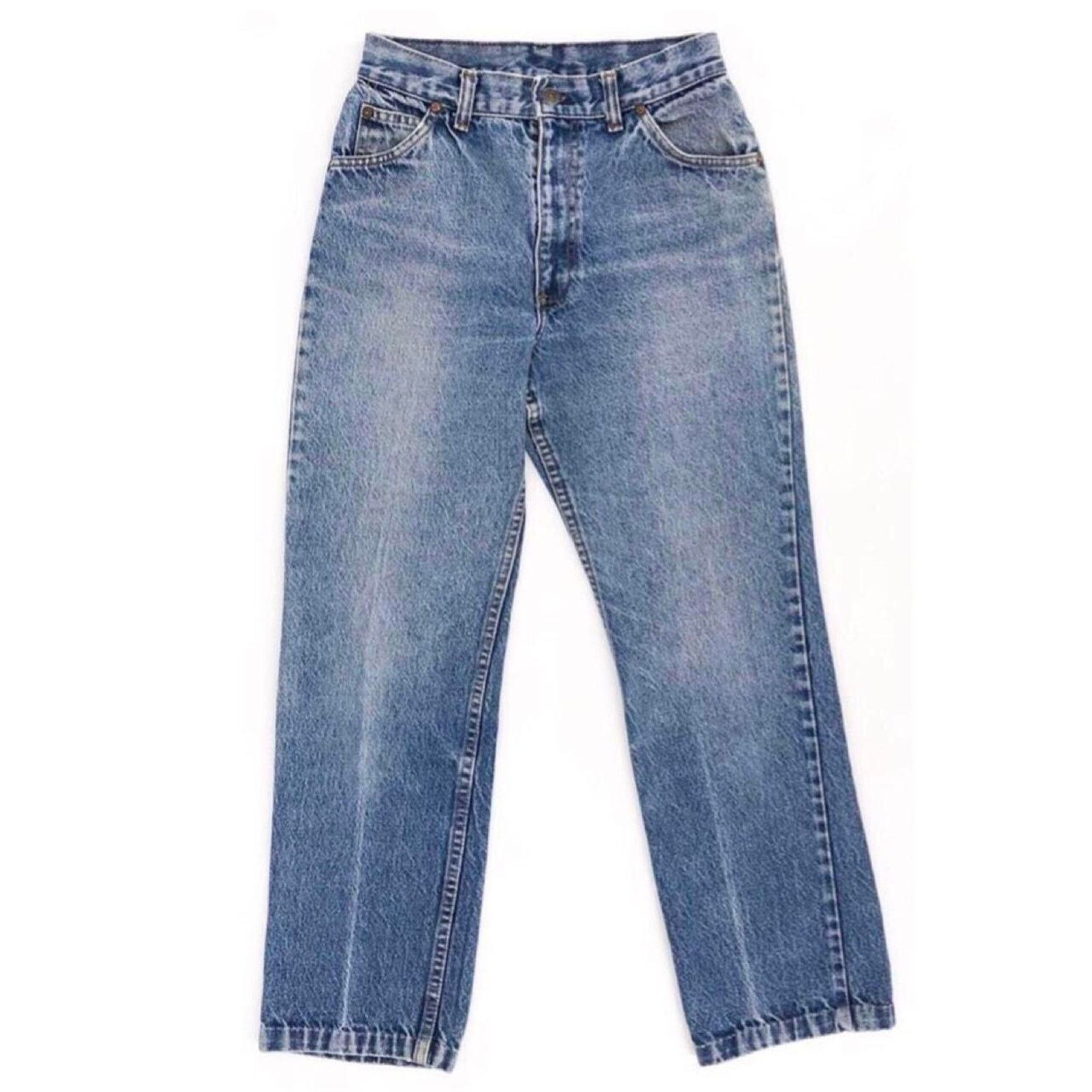 Levi's × Vintage Levis Two Horse white patch jeans 80s 1980s vintage Size 27" / US 4 / IT 40 - 2 Thumbnail