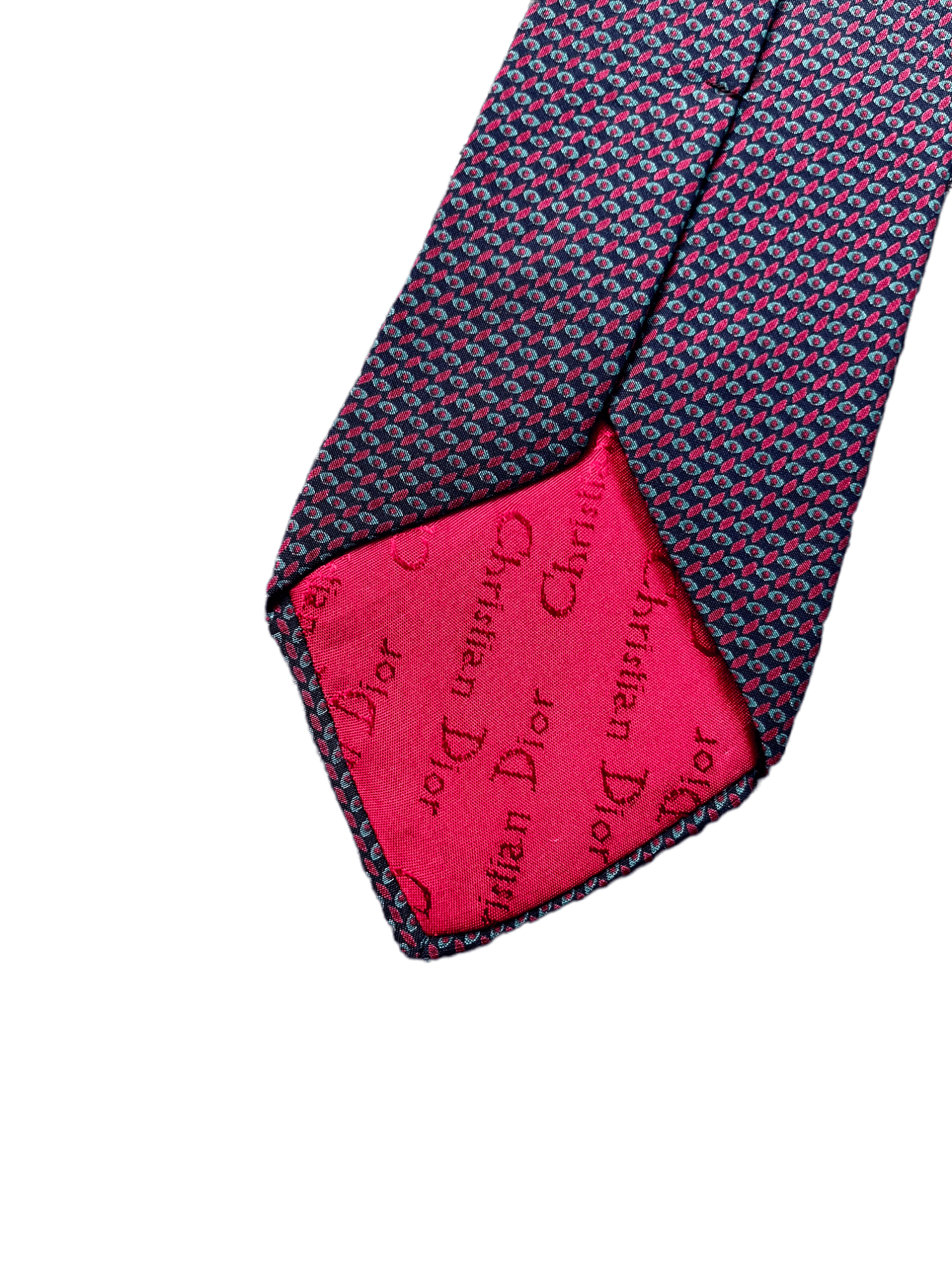 Christian Dior Monsieur × Dior 🔴 CHRISTIAN DIOR AUTHENTIC 100% SILK LUXURY FRANCE Y2K TIE Size ONE SIZE - 6 Thumbnail