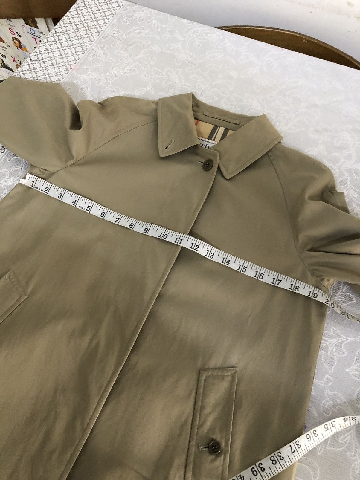 Burberry Vintage Burberry Japan Made Nova Check Trench Coat Size US S / EU 44-46 / 1 - 18 Thumbnail