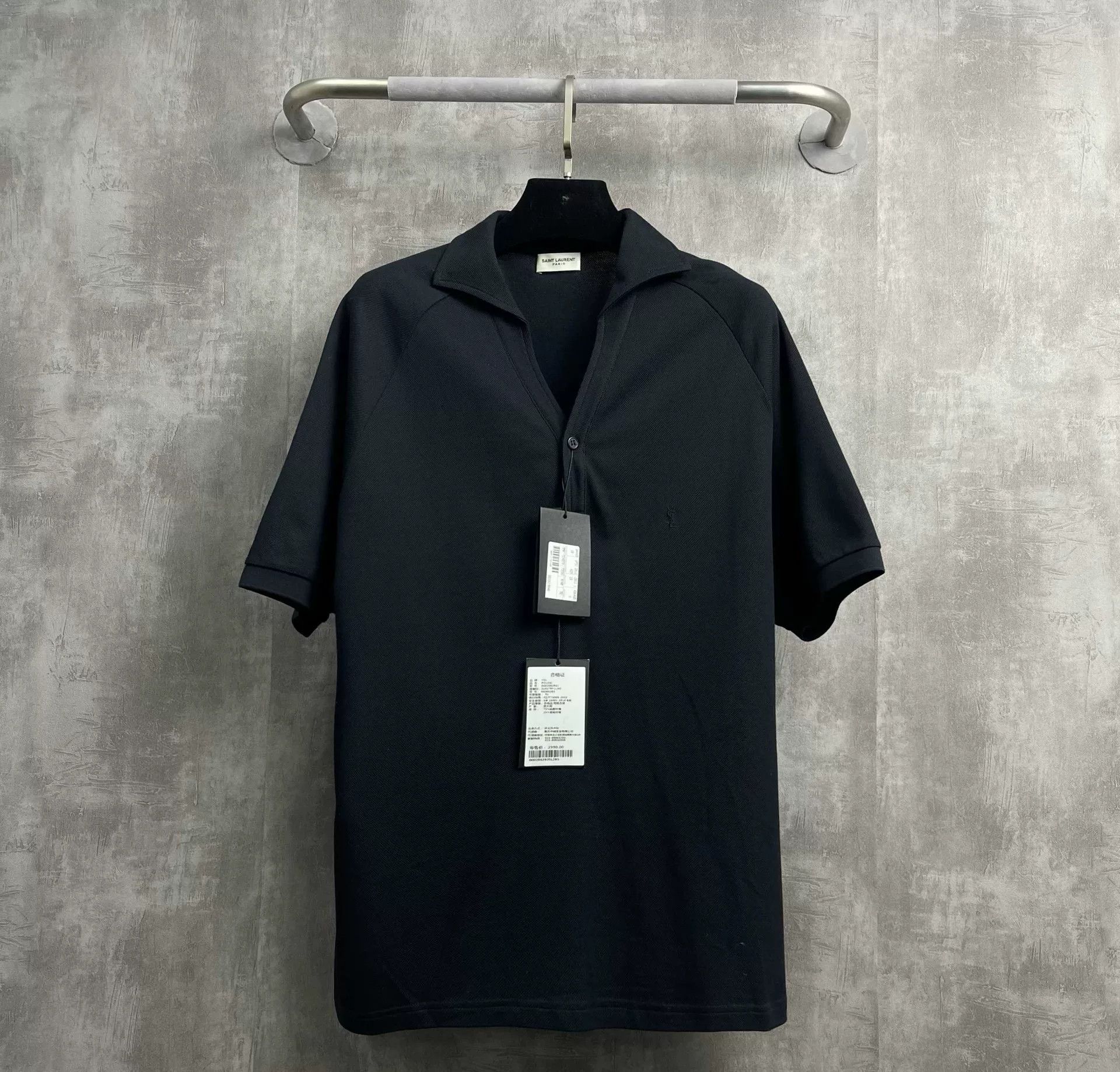 Saint Laurent Paris Saint Laurent SLP Polo Short-Sleeve T-Shirt Size US L / EU 52-54 / 3 - 1 Thumbnail
