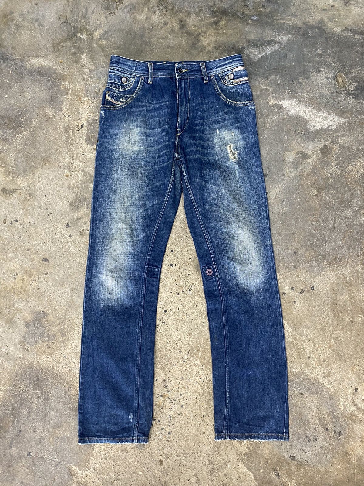 Diesel × Japanese Brand × Vintage Diesel industries blue jeans wash japanese brand Size US 28 / EU 44 - 1 Thumbnail