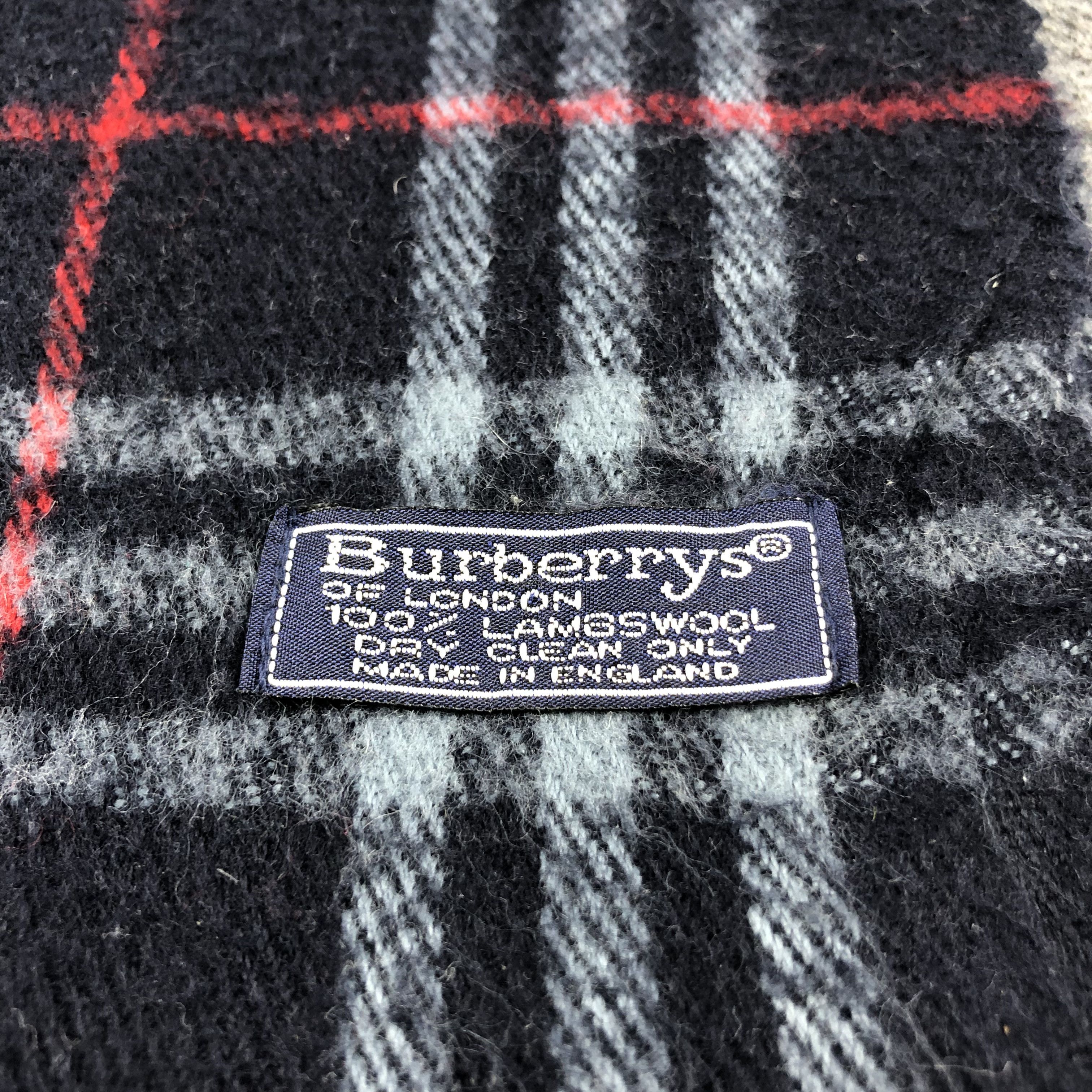 Burberry Burberrys Nova Check Wool Scarf Muffler V626 Size ONE SIZE - 4 Thumbnail