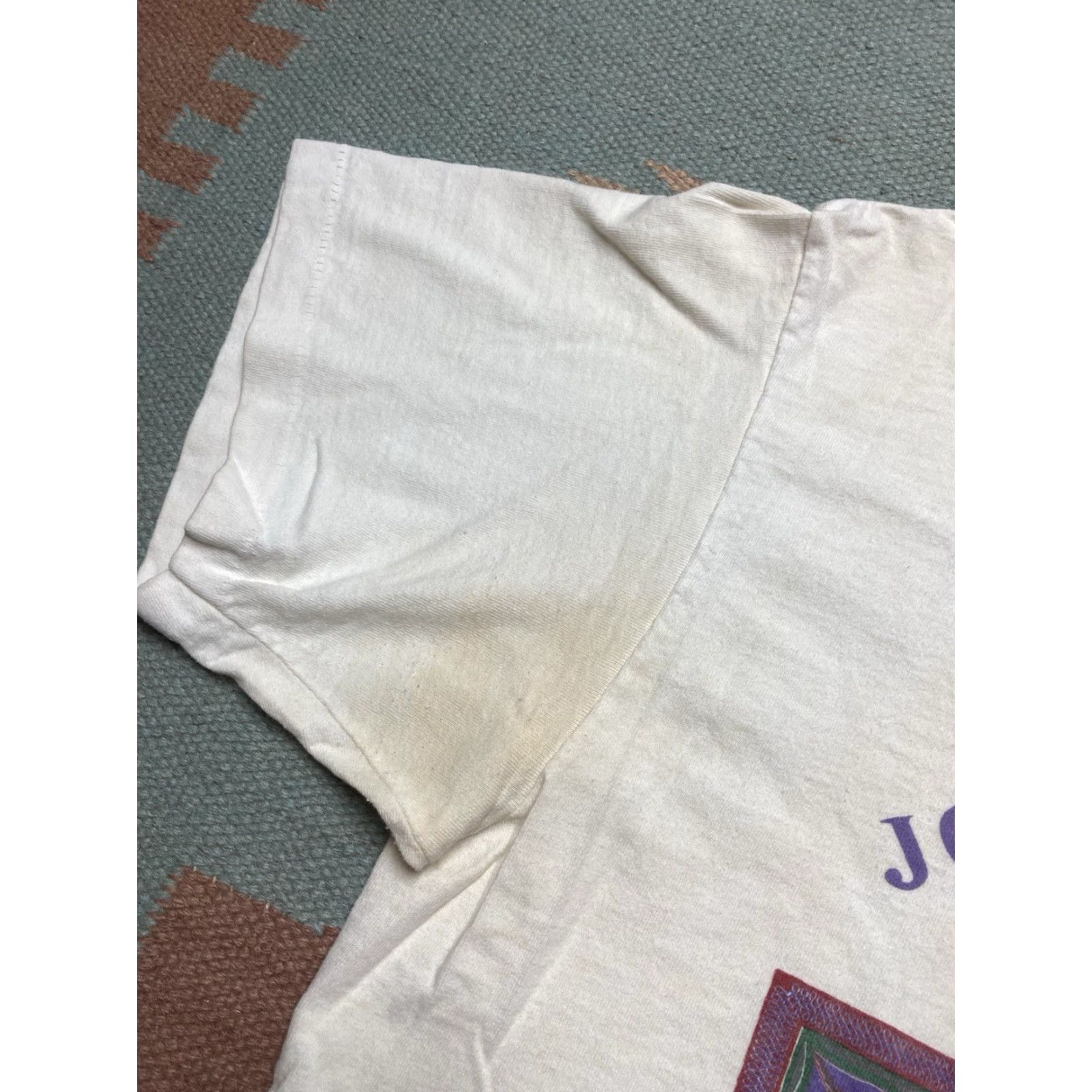 Vintage VINTAGE 90s T SHIRT Beverly Hills California Rodeo Drive single stitch Joy XL Men White California Theme Shirt Mens Short Sleeve Size US XL / EU 56 / 4 - 5 Thumbnail