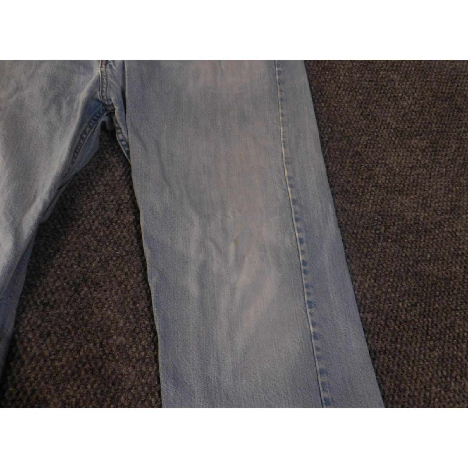 Levi's VINTAGE Levi's 505 Jeans Mens 40x30 Blue Denim Straight Fit Distressed Pants Relaxed 40 30 Inseam Zip Fly Size US 40 / EU 56 - 4 Thumbnail