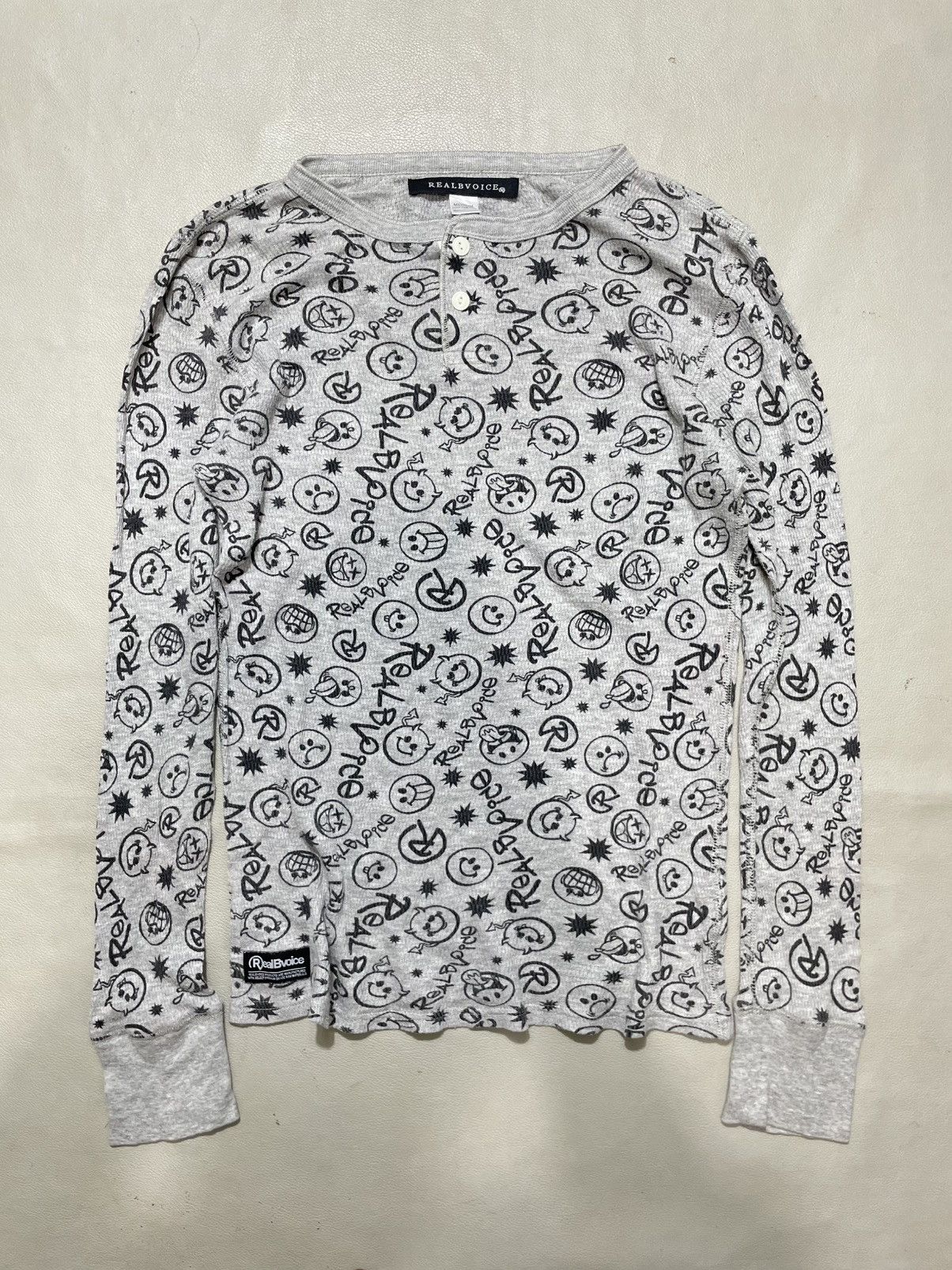 Hysteric Glamour Realbevoice Smiley Demons Long sleeve slim fit style Size US M / EU 48-50 / 2 - 1 Thumbnail
