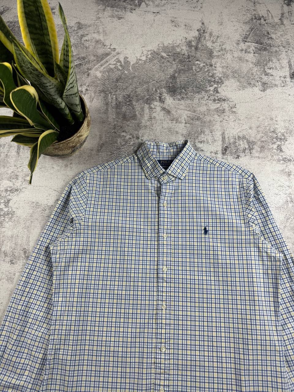 Polo Ralph Lauren Polo Ralph Lauren Large Size Checked Button Slim Fit Classic LongSleeve Shirt Size US L / EU 52-54 / 3 - 5 Thumbnail