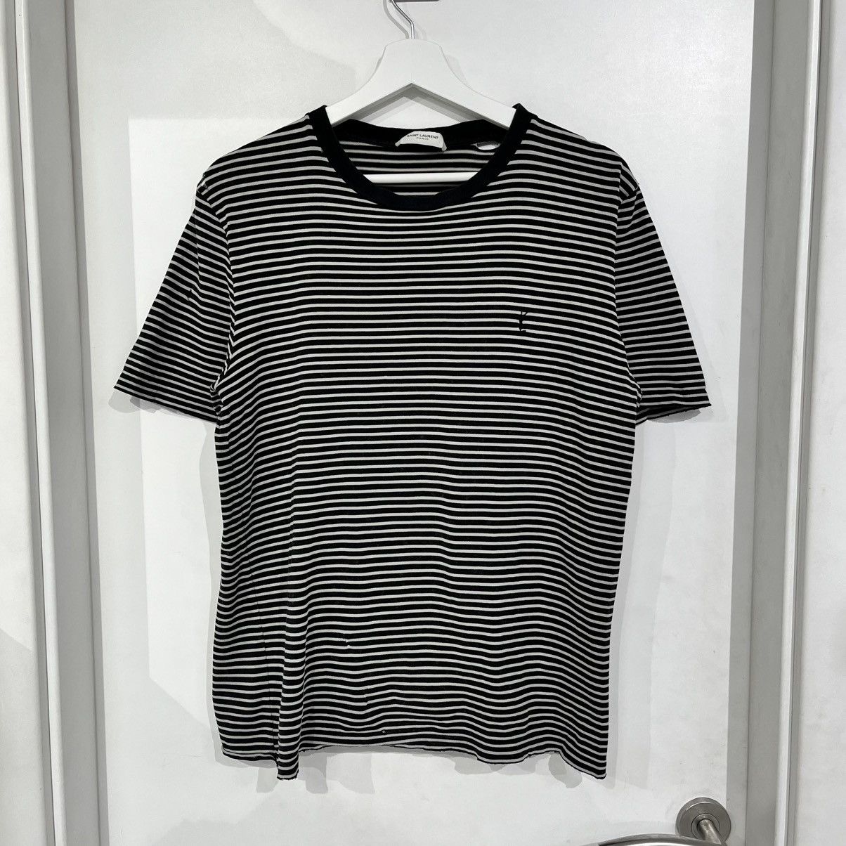 Saint Laurent Paris Saint Laurent Paris Tee Size US S / EU 44-46 / 1 - 1 Thumbnail