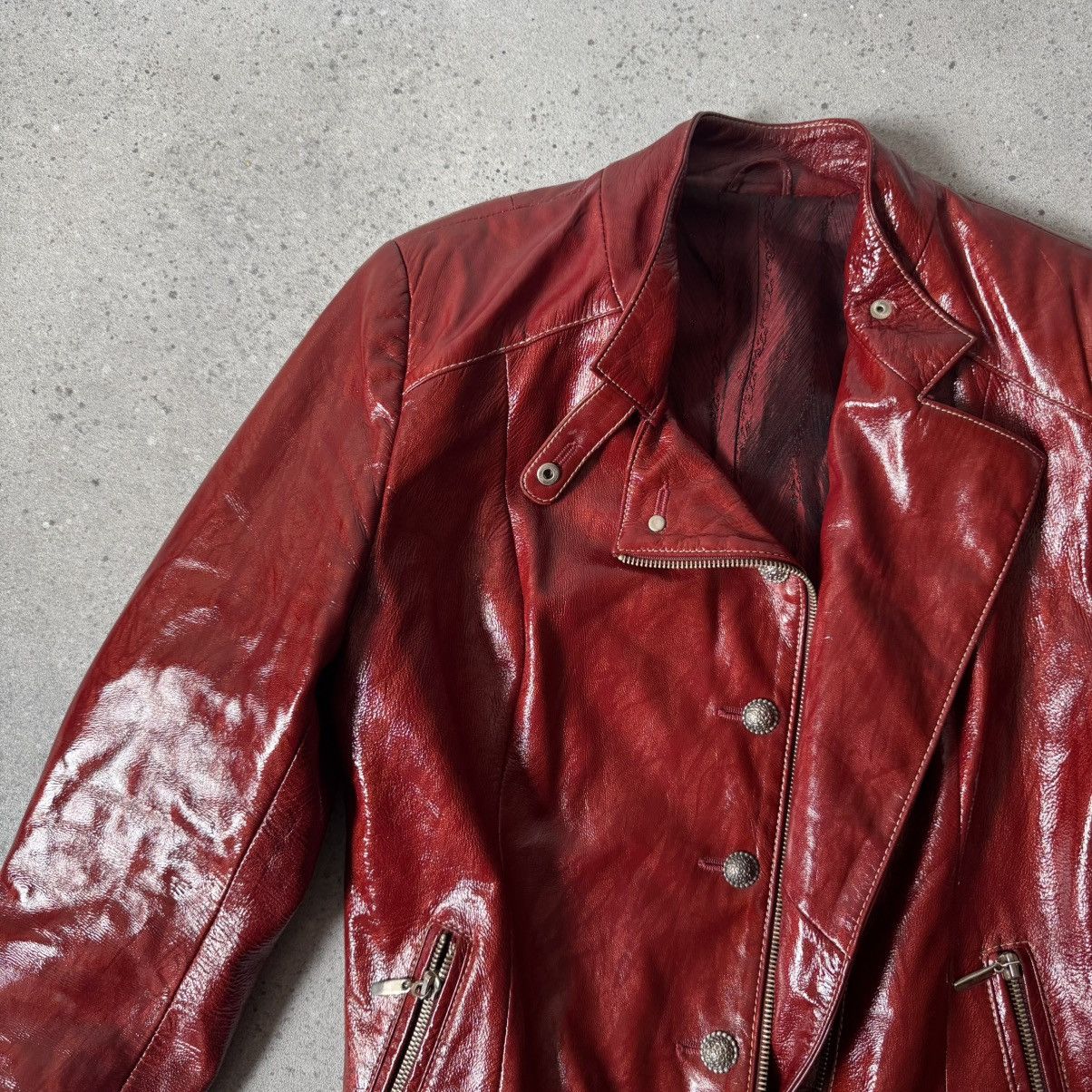 Hysteric Glamour Amazing Vintage Y2K Red Leather Jacket Size S / US 4 / IT 40 - 6 Thumbnail