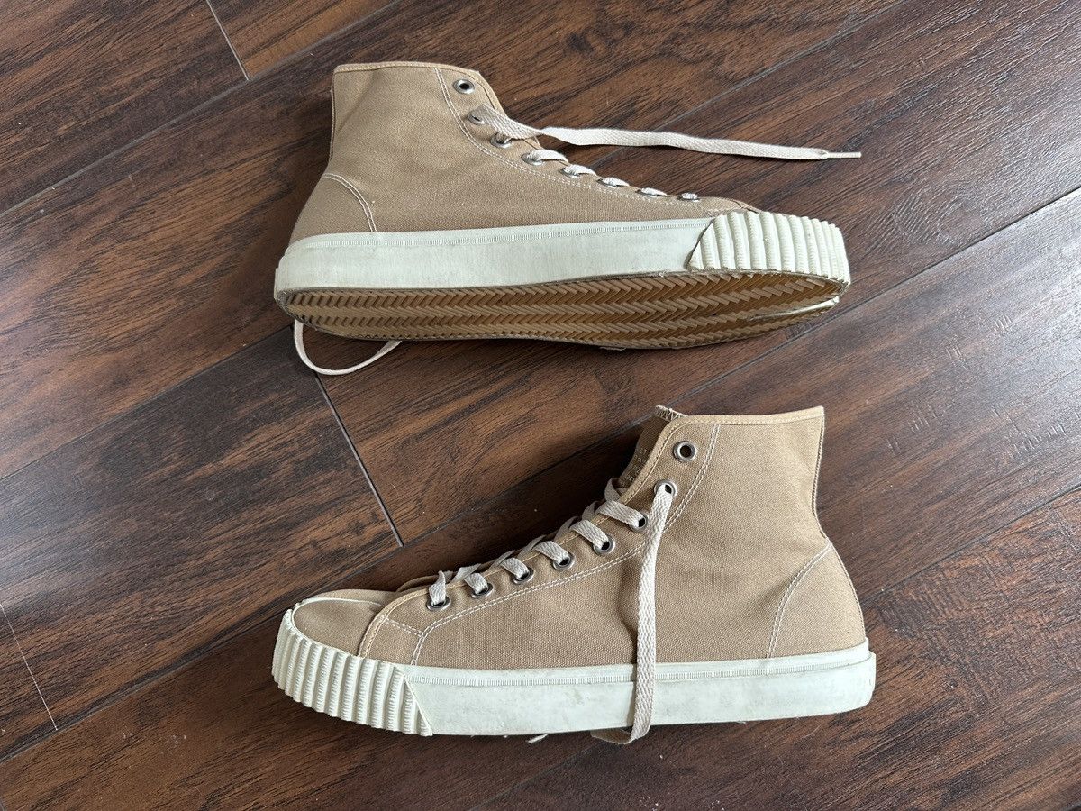 Maison Margiela Maison Margiela 44 / US 11 Tabi High Top Brown Sneakers Size US 11 / EU 44 - 3 Thumbnail