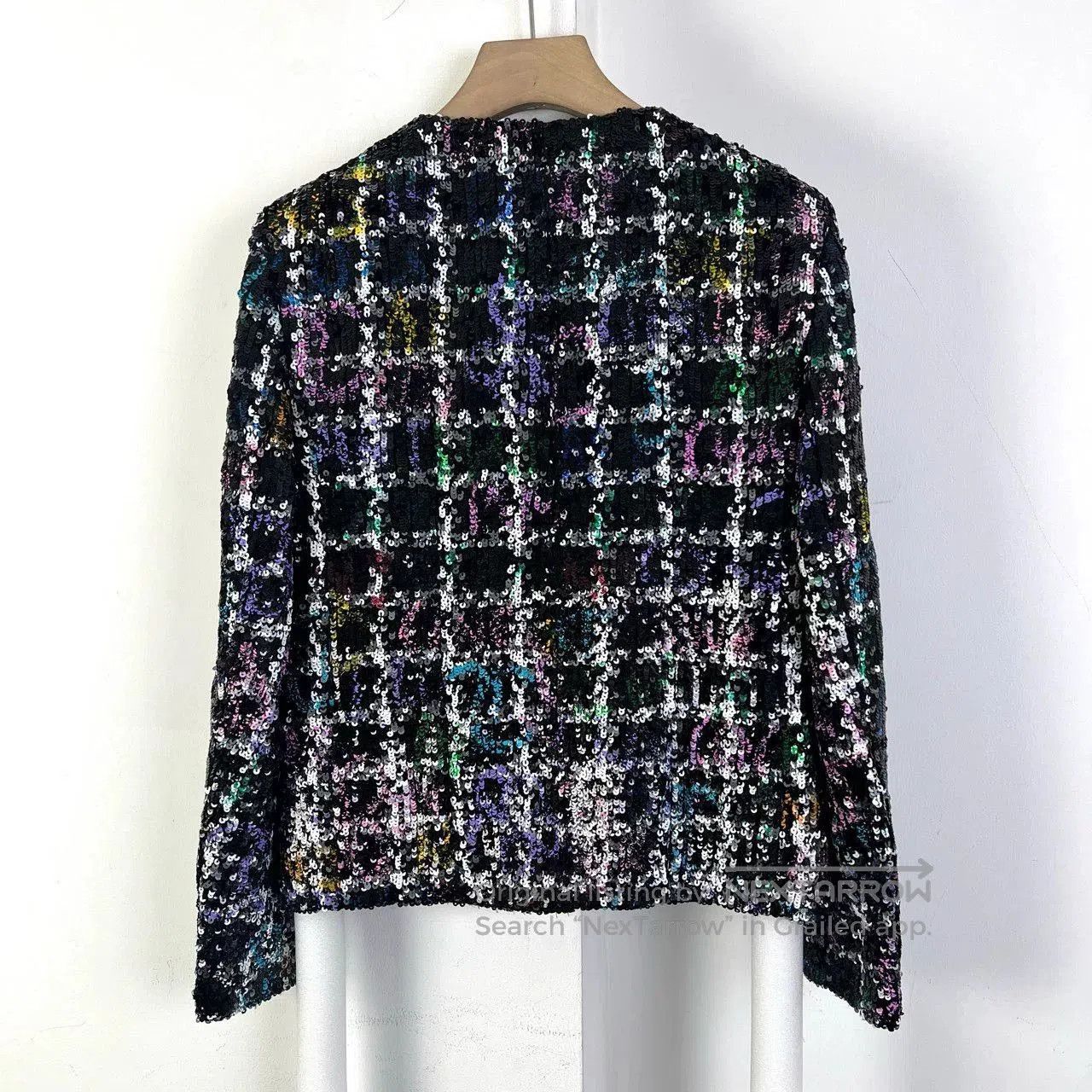 Chanel Chanel 22A Sequin Tweed Jacket. Size US M / EU 48-50 / 2 - 2 Thumbnail