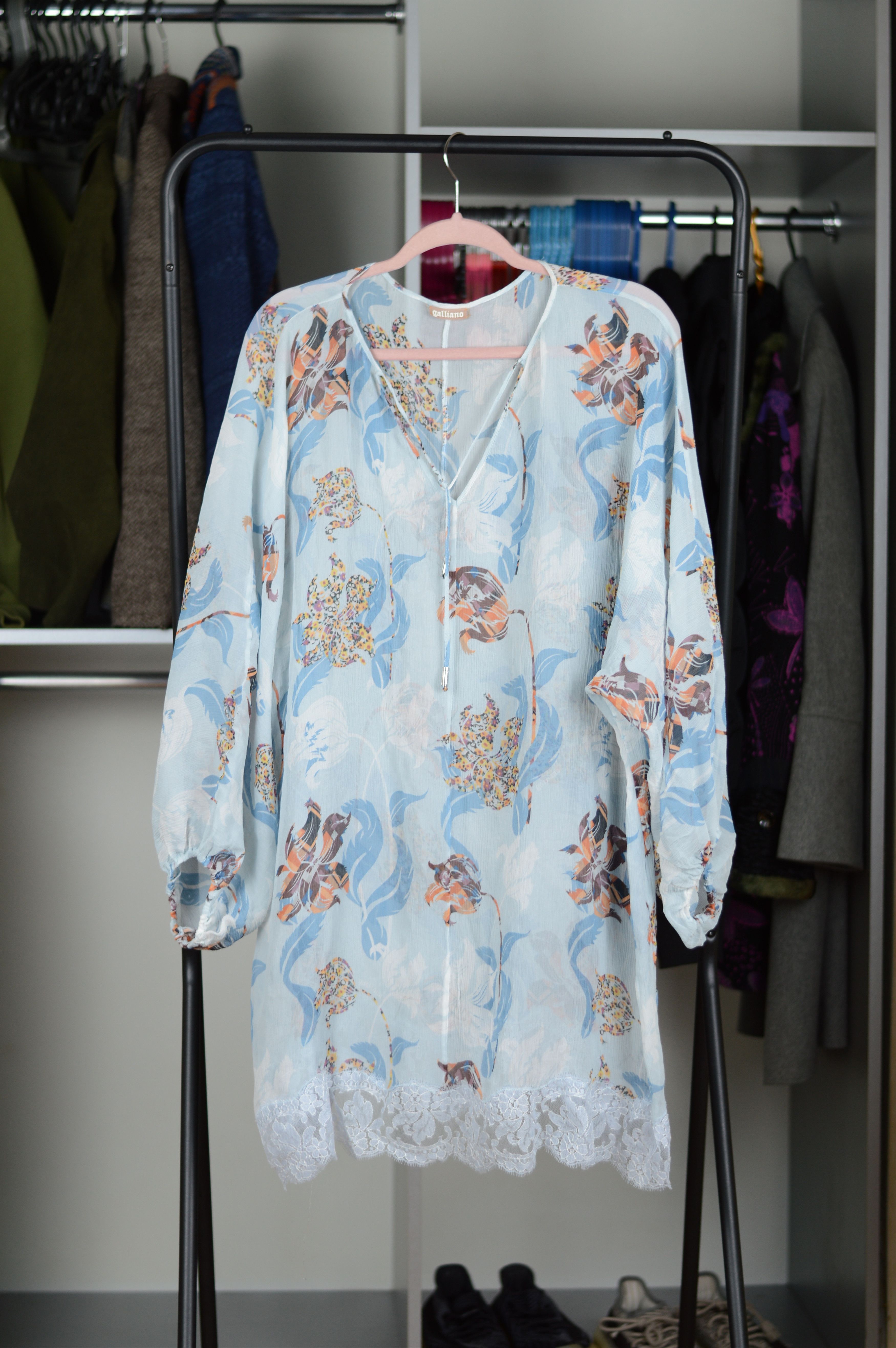 Galliano Tunic Floral Top