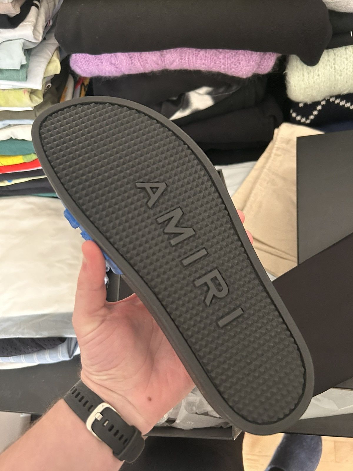 Amiri Amiri Bandana Chain Slides Size US 9 / EU 42 - 2 Thumbnail