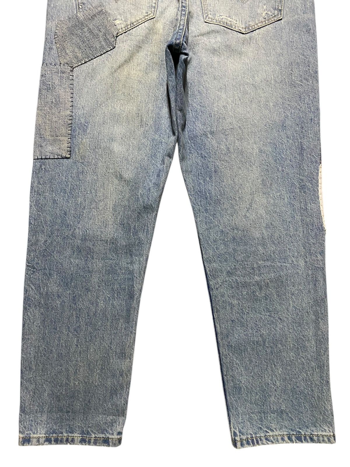 Ralph Lauren Vintage Polo Ralph Laurent Shashiko Boro Lace up Belt Jeans Size US 32 / EU 48 - 6 Thumbnail
