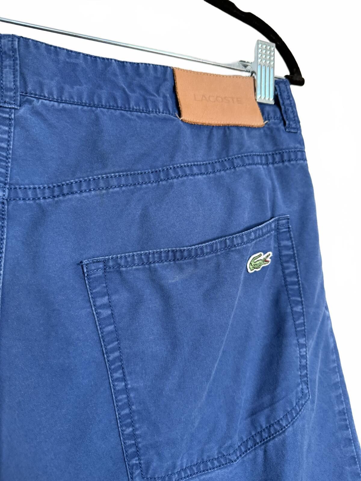 Lacoste Lacoste Regular Fit Blue Shorts Size 32 Size US 32 / EU 48 - 6 Thumbnail