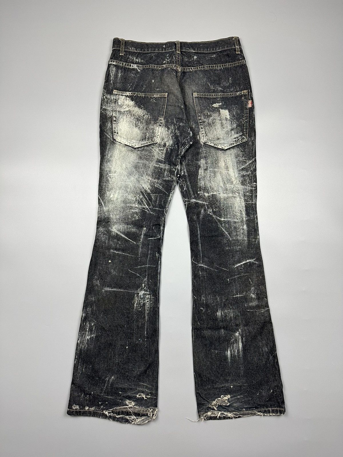 Japanese Brand × Seditionaries 🔥RARE🔥HN+DIE SEDITIONARIES TRASHED FALRE DENIM Size US 32 / EU 48 - 2 Thumbnail