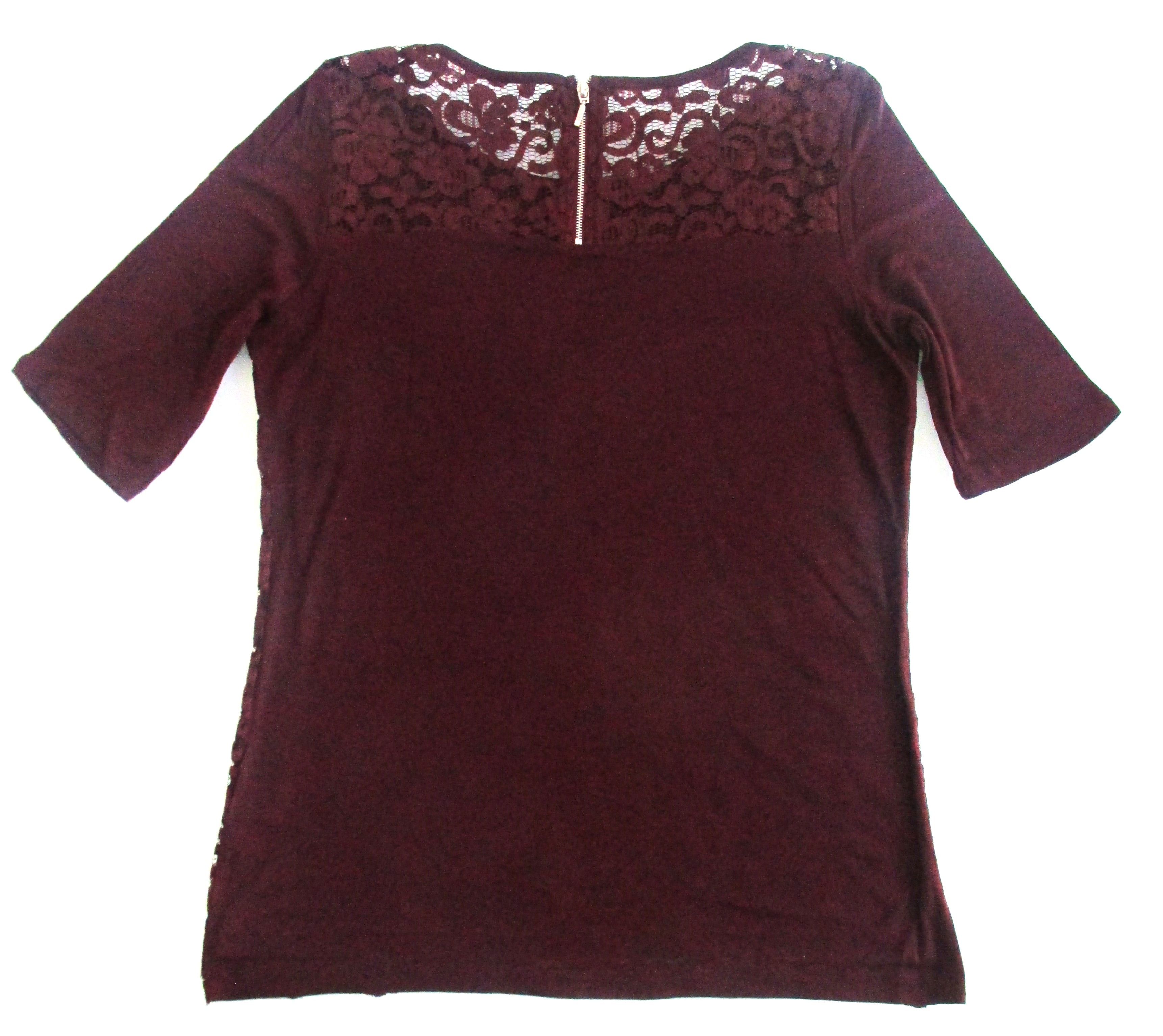 Other New York & Co. (NWT) Women's S/Sleeve Knit Top Size Med Size M / US 6-8 / IT 42-44 - 5 Thumbnail