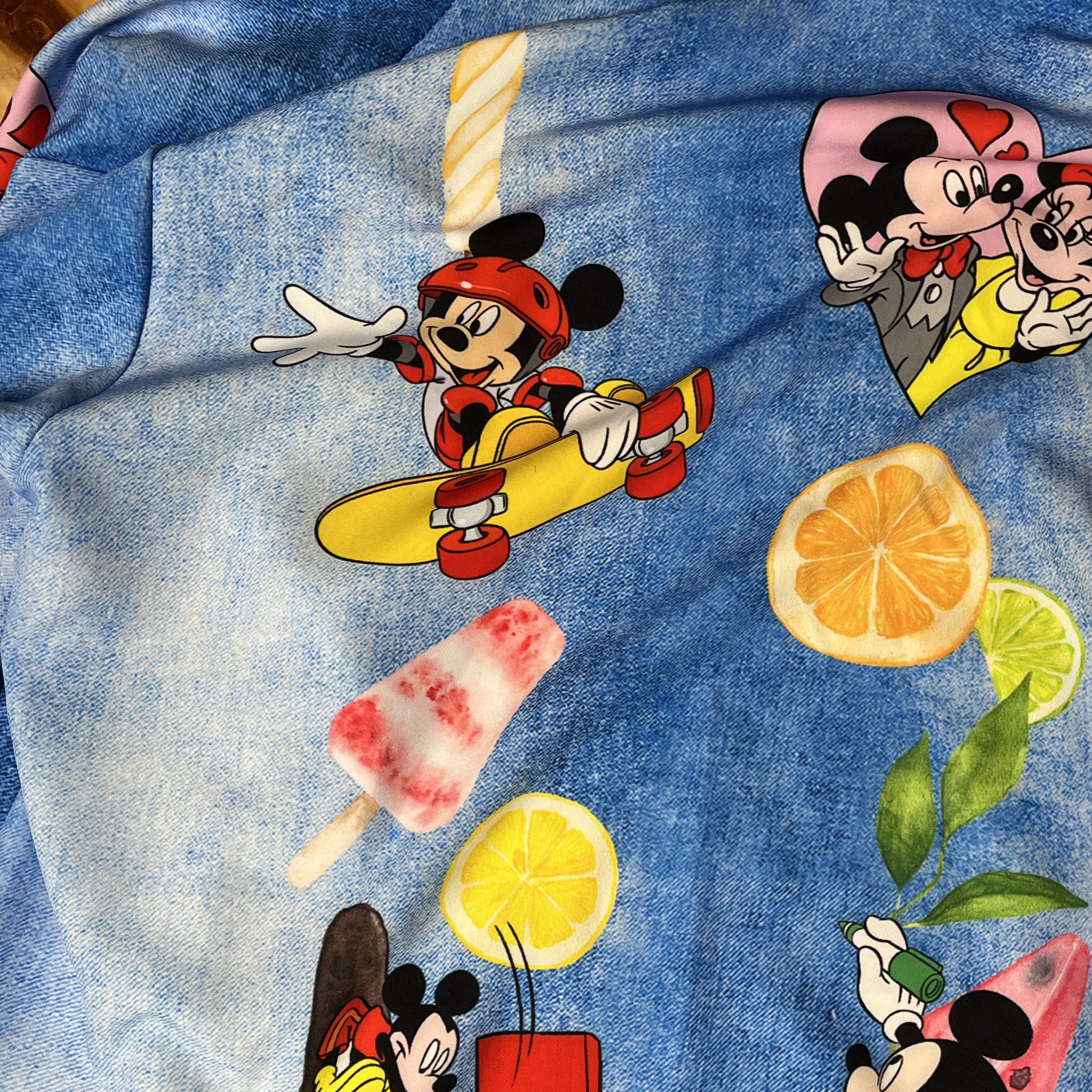 Other 90s Made in Italy Disney Mickey & Minnie Pop Art Jacket Size US L / EU 52-54 / 3 - 10 Thumbnail