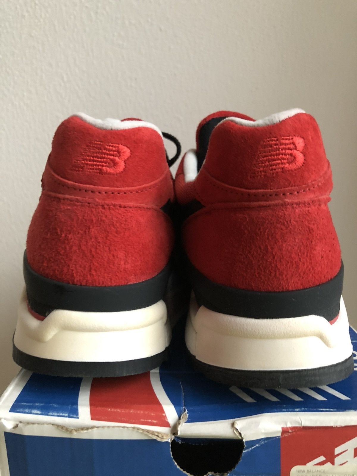 New Balance 8.5 New Balance 998 American Rebel White Red suede reflectiv Size US 8.5 / EU 41-42 - 8 Thumbnail
