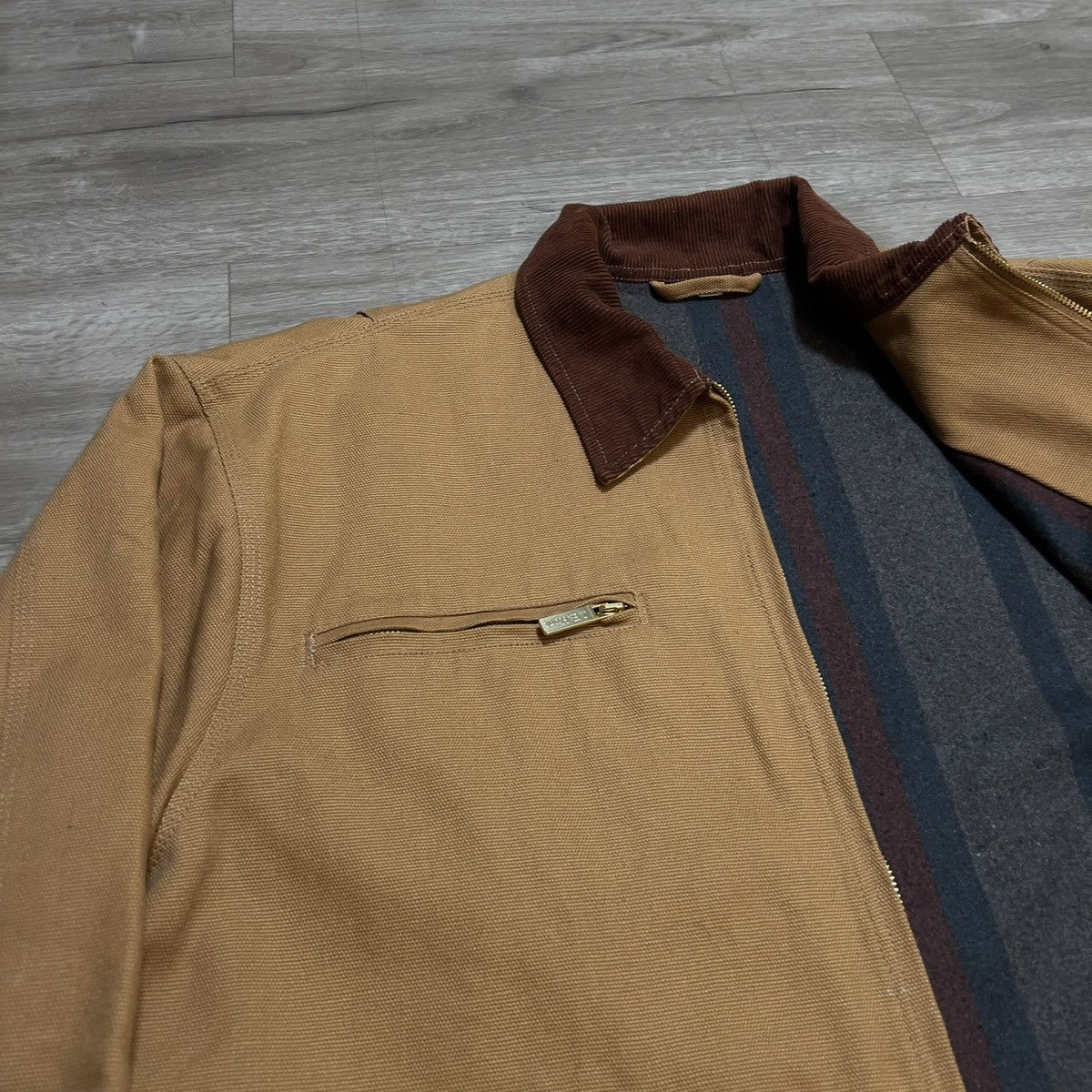 Other Vintage JB Hunt Blanket Lined Work Detroit Jacket Size US XXL / EU 58 / 5 - 4 Thumbnail