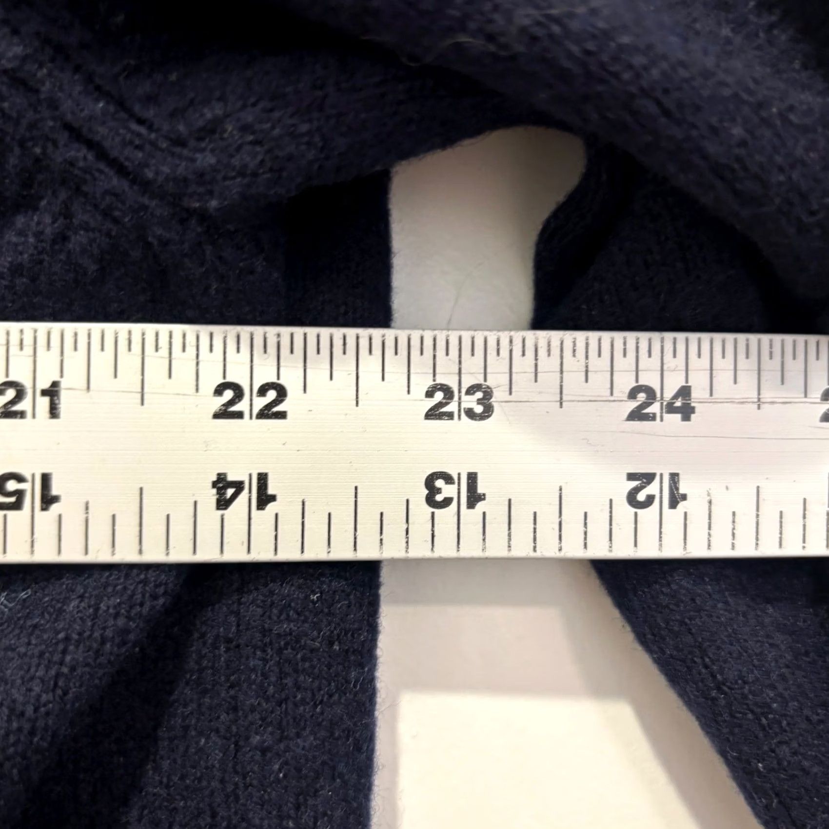 Vintage VTG LL Bean Mens XL Navy Blue 100% Lambswool Crewneck Sweater Regular Fit Size US XL / EU 56 / 4 - 5 Thumbnail