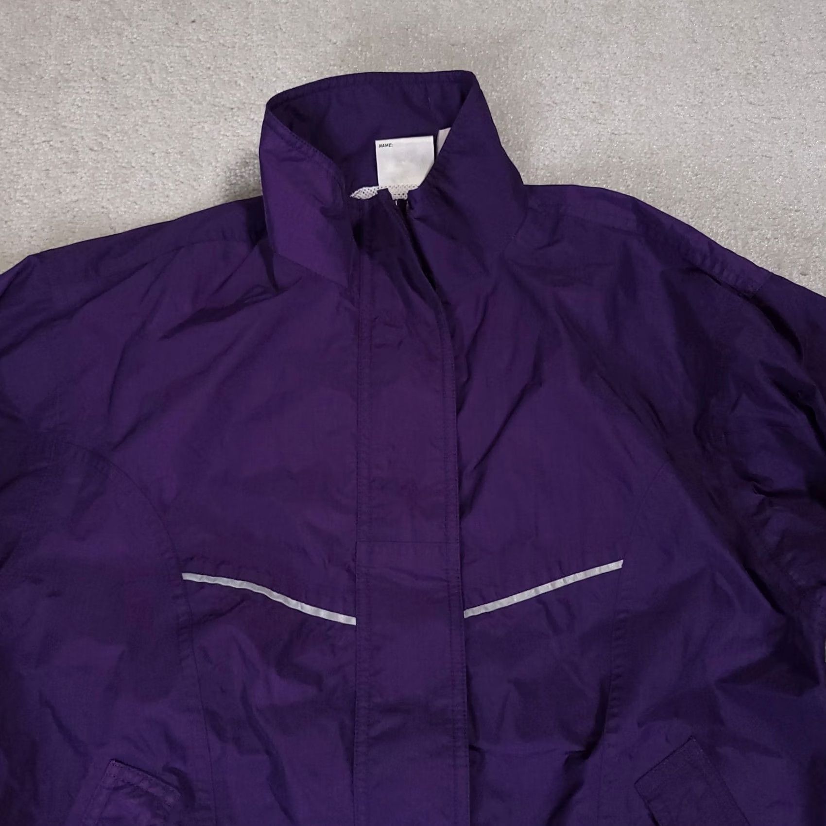 Vintage VINTAGE Road Runner Sports Jacket Running Outdoor Womens Medium Purple Lined Size M / US 6-8 / IT 42-44 - 4 Thumbnail