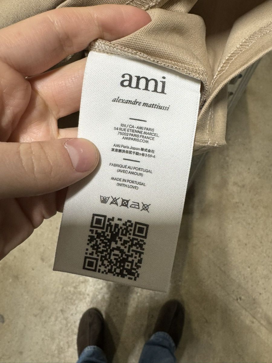 AMI Ami Paris Logo Embroidery T-Shirt NEW 200$ Size US M / EU 48-50 / 2 - 4 Thumbnail