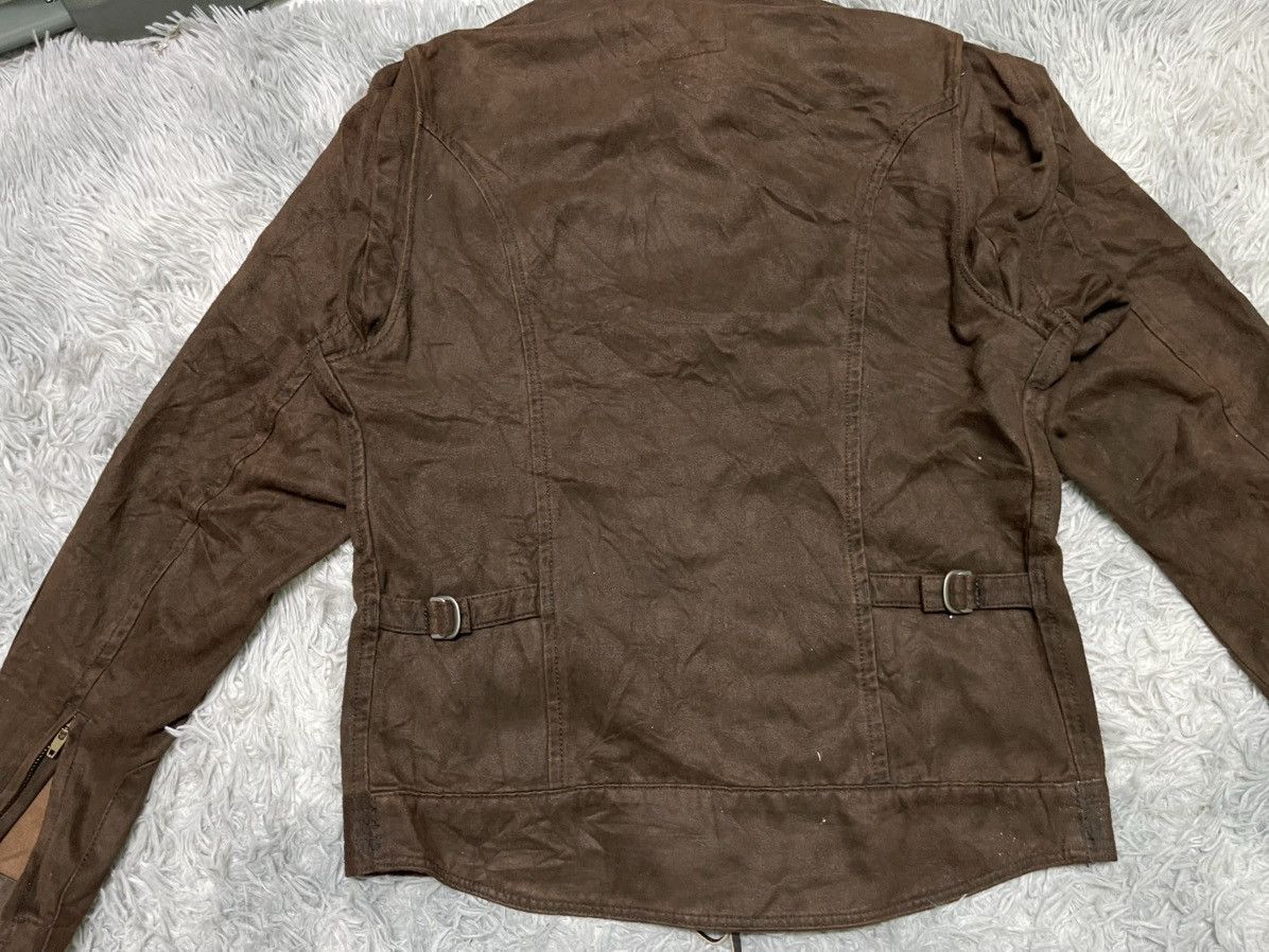 Edwin × Japanese Brand 90s EDWIN BIKERS JACKET RARE DESIGN NICELY FADED Size US M / EU 48-50 / 2 - 14 Thumbnail