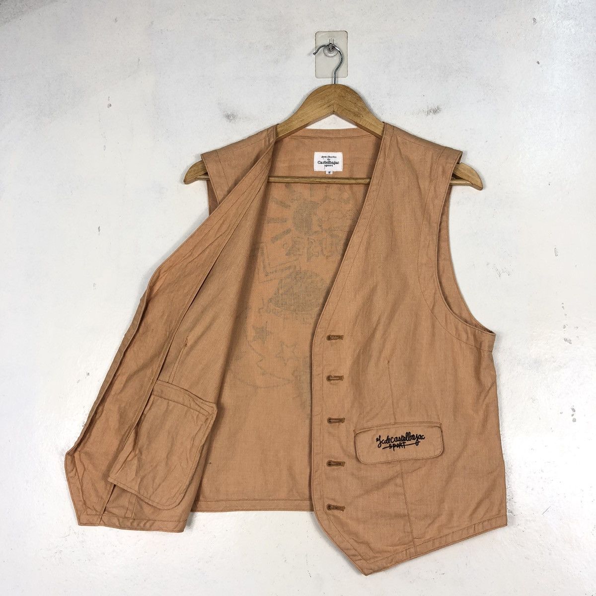 Jean Charles De Castelbajac RARE!! JEAN CHARLES VEST Size US M / EU 48-50 / 2 - 9 Thumbnail