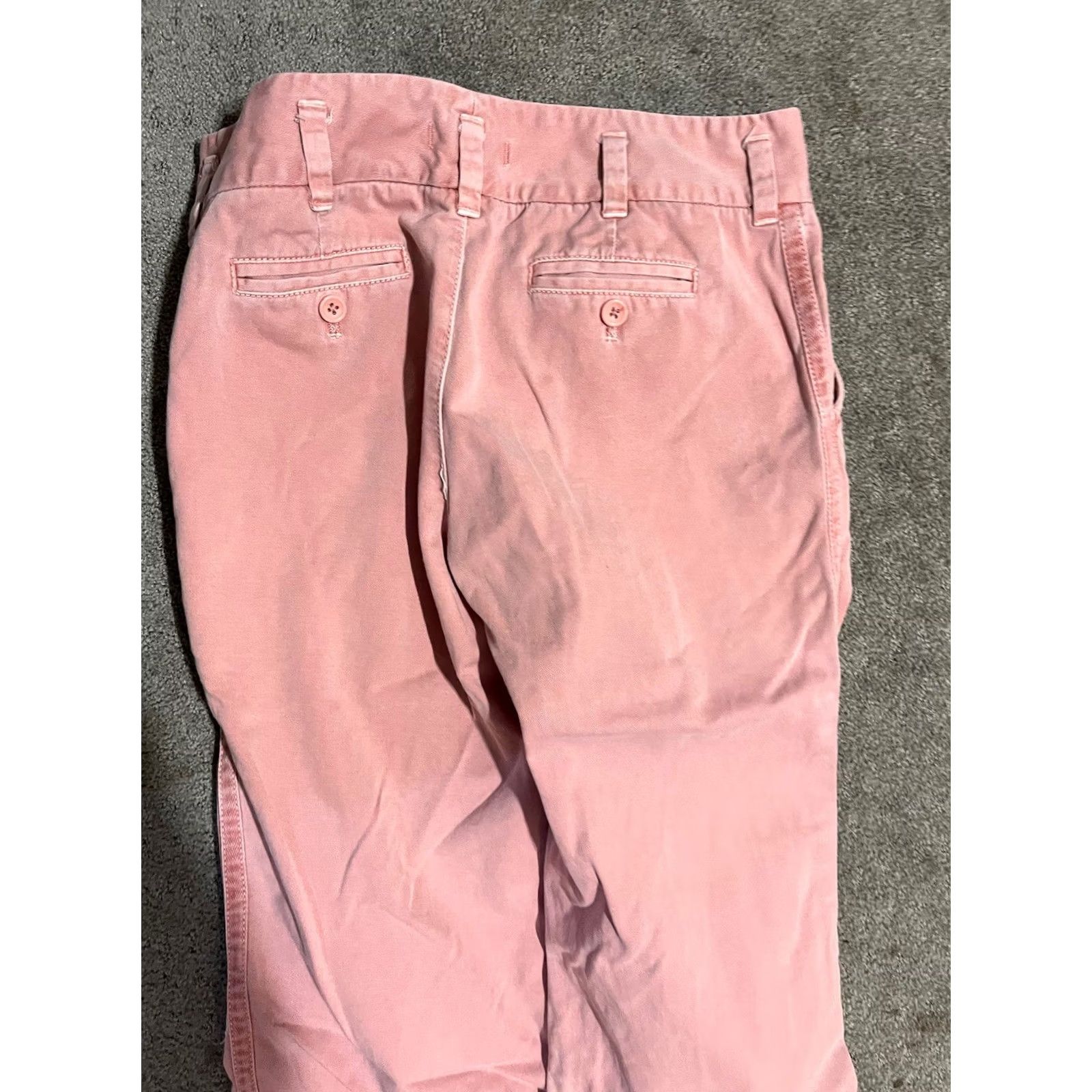Express VINTAGE Express Editor Studio Y2K Capri Pants Pink size 2 Womens Size 26" / US 2 / IT 38 - 4 Thumbnail