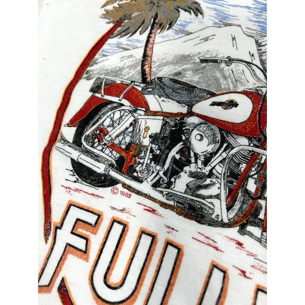 Harley Davidson Vintage 1985 Harley Davidson California Graphic Hooded Swea Size US L / EU 52-54 / 3 - 7 Thumbnail