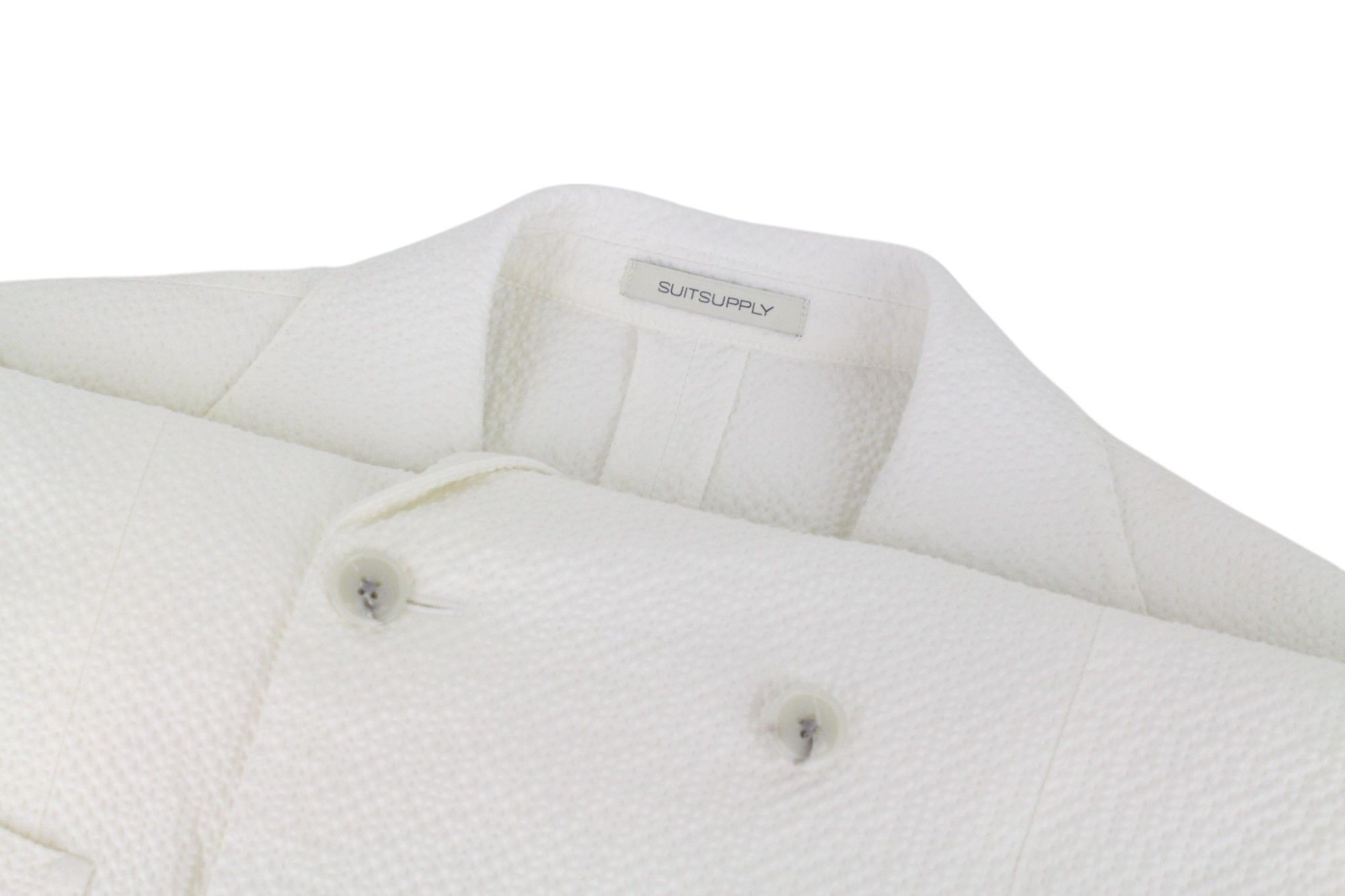 Suitsupply HAVANA UK38R Off-White Cotton Stretch Suit 67576 Size 38R - 6 Thumbnail