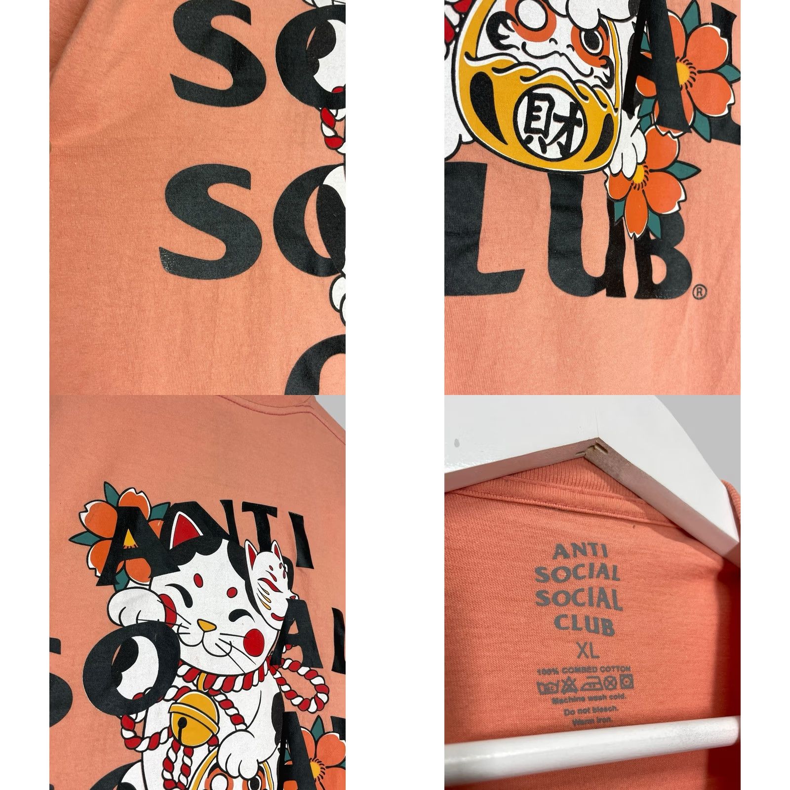 Anti Social Social Club Anti Social Social Club ASSC Maneki Neko T-Shirt Size XL Men’s Size US XL / EU 56 / 4 - 8 Thumbnail