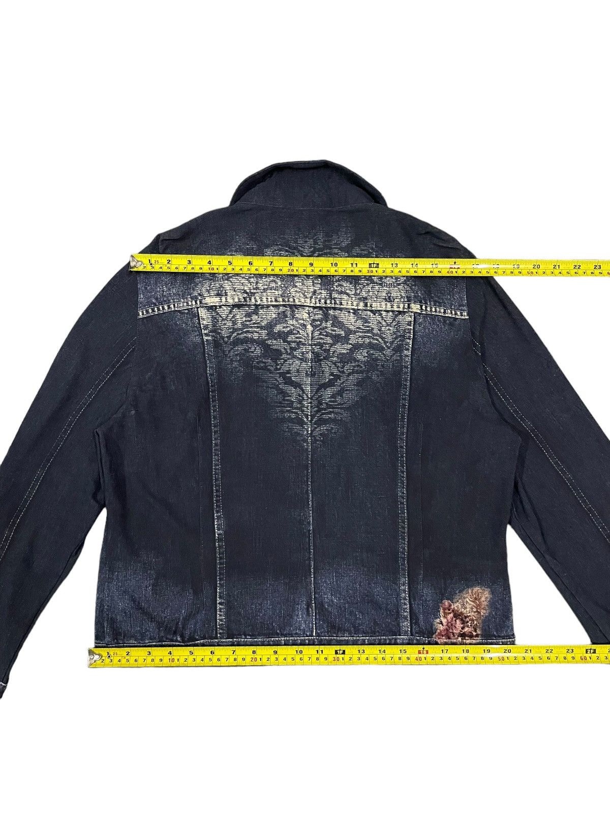 Christian Audigier Vintage Japanese Brand Denim Floral Art Style ButtonUp Shirt Size M / US 6-8 / IT 42-44 - 10 Thumbnail