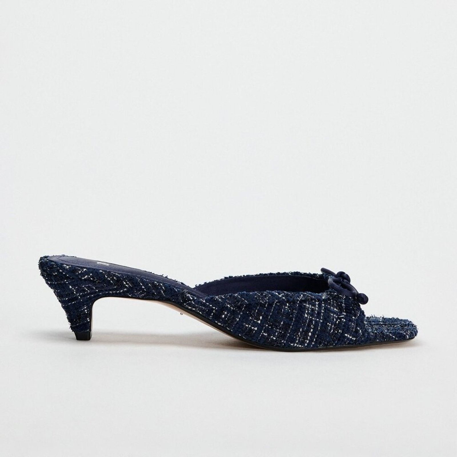 Zara RARE!!! ZARA Tweed Kitten Heels NWT Size US 9 / IT 39 - 8 Thumbnail