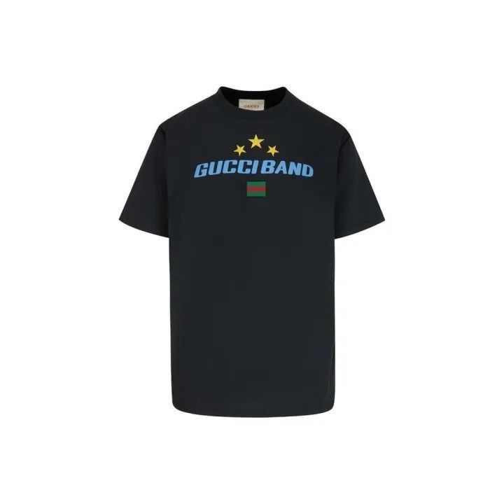 Gucci Gucci Gucci Band Star Embroidered T-Shirt -2506 Size US M / EU 48-50 / 2 - 1 Thumbnail