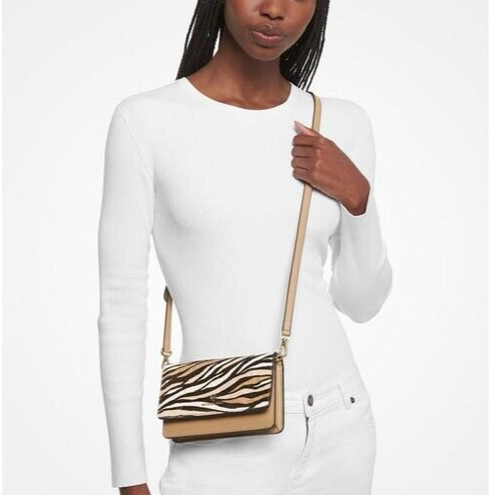 Michael Kors MICHAEL KORS Jet Set Charm Logo Crossbody Leather Flap Bag Size ONE SIZE - 2 Thumbnail
