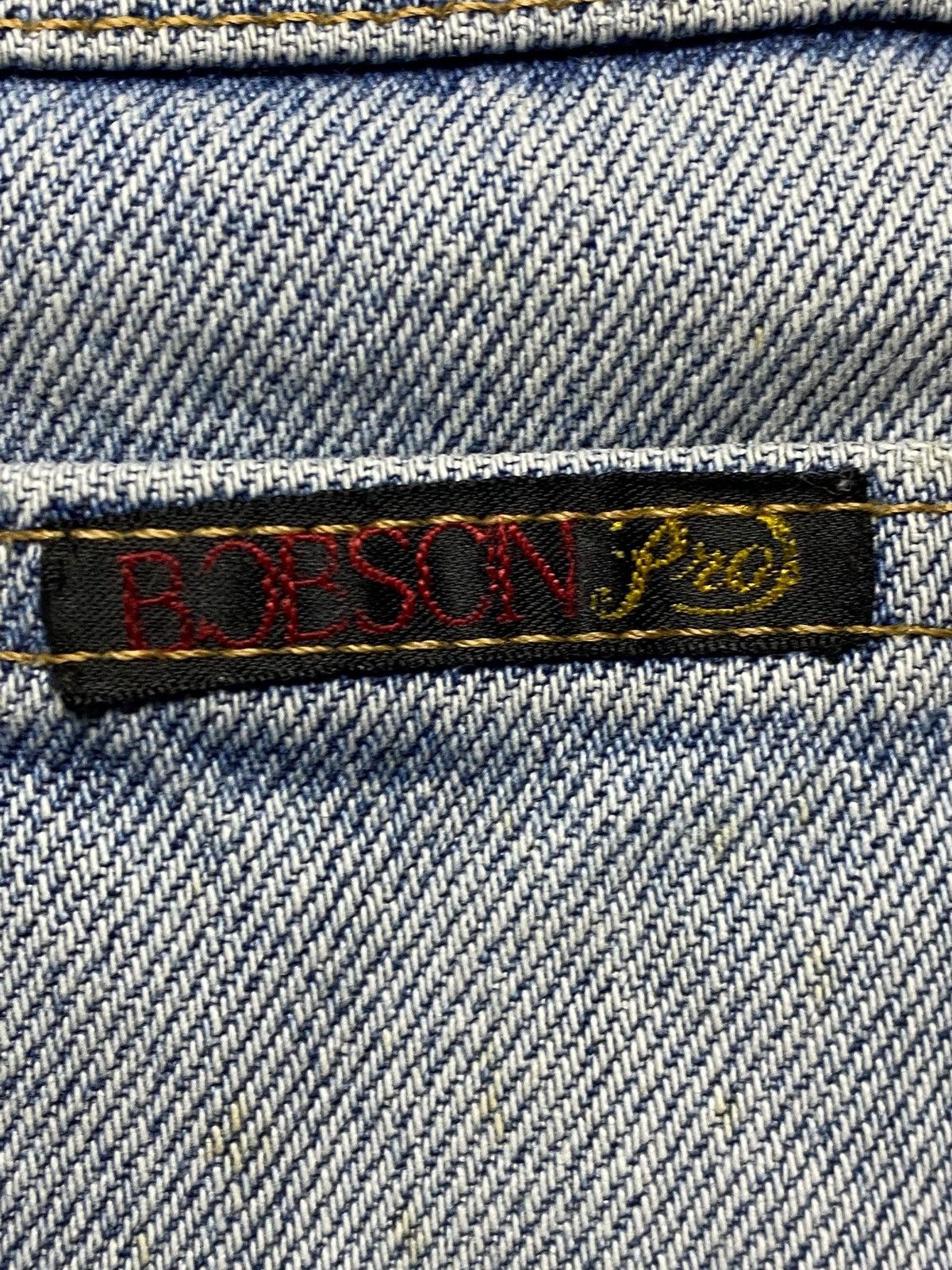Vintage Vintage Bobson Pro 600 Japan Faded Wash Distressed Jeans Size US 28 / EU 44 - 13 Thumbnail