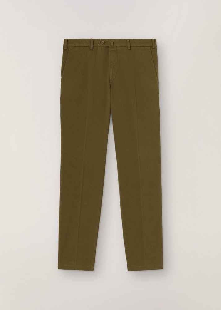 image of Loro Piana O1Loc1C0124 Casual Trouser In Dark Green, Men's (Size 30)