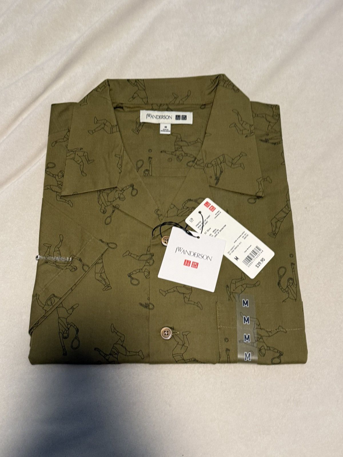 JW Anderson × Uniqlo JW Anderson printed open collar short sleeve shirt Size US M / EU 48-50 / 2 - 1 Preview