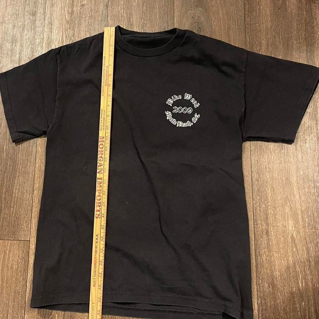 The Unbranded Brand 2009 Myrtle beach skull tee(backside shown first) size S/M Size US S / EU 44-46 / 1 - 4 Thumbnail