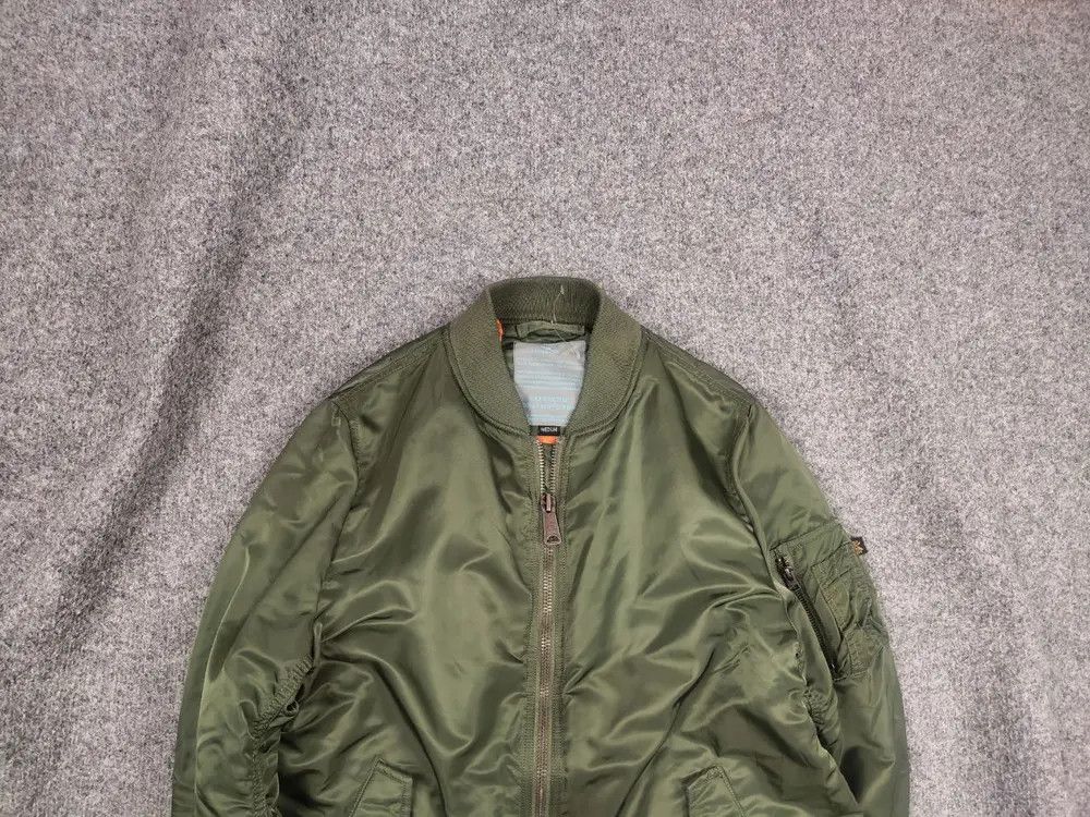 Alpha Industries Alpha Industries MA-1 Long green Military Bomber Jacket Size US M / EU 48-50 / 2 - 1 Thumbnail
