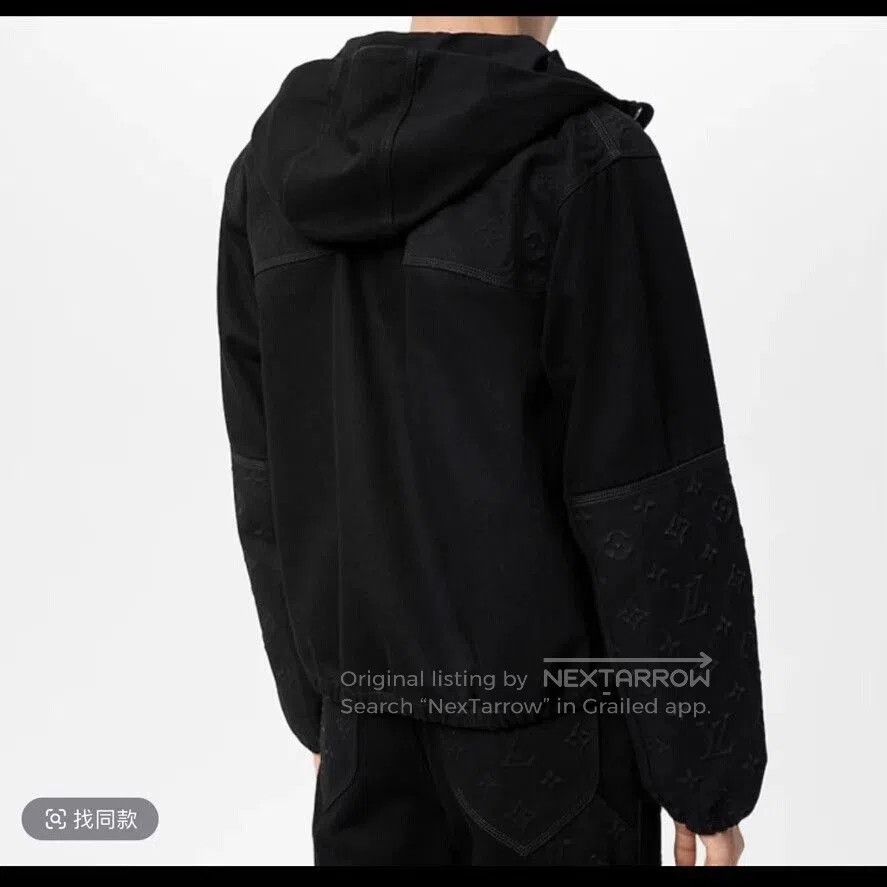 Louis Vuitton black louis vuitton logo hooded jacket. Size US L / EU 52-54 / 3 - 3 Thumbnail