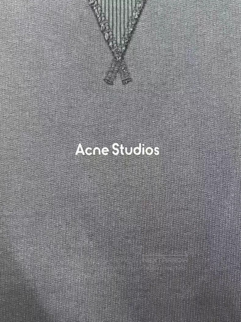 Acne Studios Acne Studios SS23 letter print sweatshirt, black Size US XXS / EU 40 - 3 Thumbnail