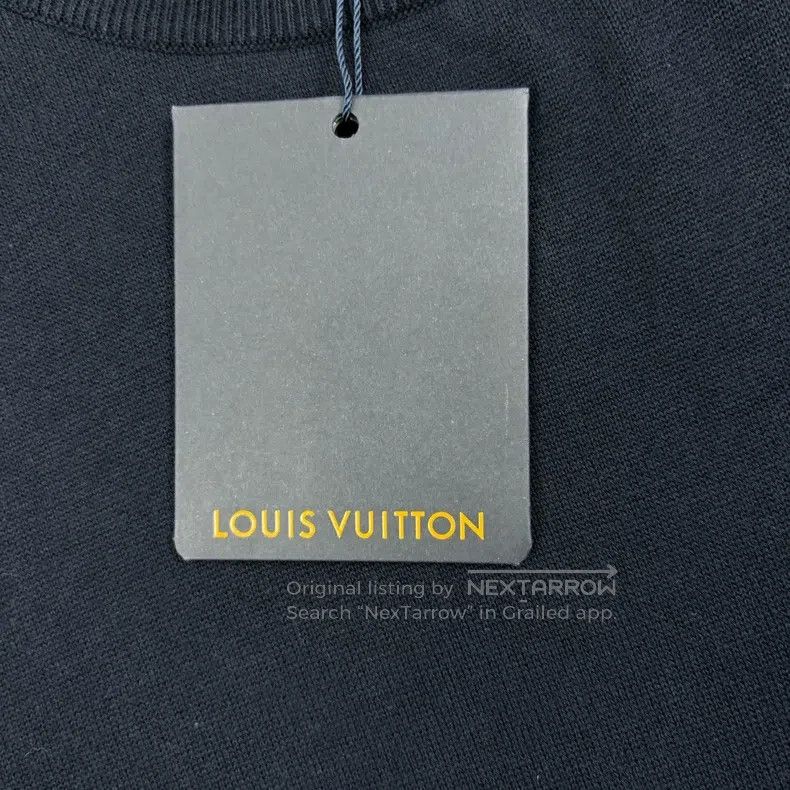 Louis Vuitton Louis Vuitton SS25 Solid Crew Neck Rib Embossed Short Slee Size US XL / EU 56 / 4 - 6 Thumbnail