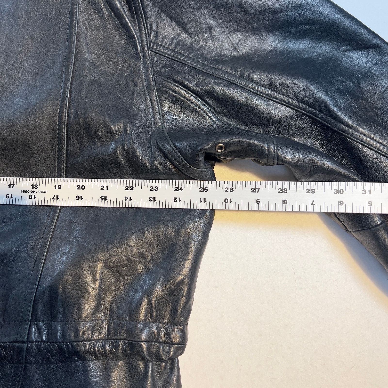 Other Colebrook Co. Lined Leather Coat Mens Large Drawstring Waist Size US L / EU 52-54 / 3 - 13 Thumbnail